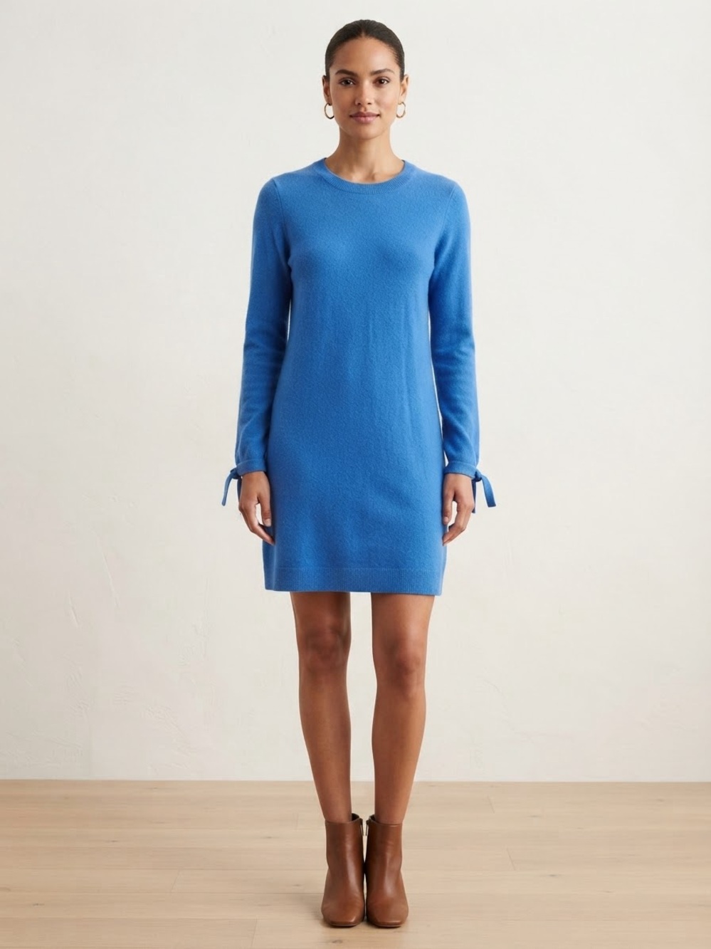 Banana Republic Filpucci Wool Cashmere Blue Sweater Dress SP